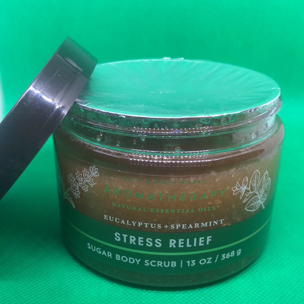 🌿 Bath & Body Works 🌿 Aromatherapy Eucalyptus + Spearmint Sugar Body Scrub🌿 - Picture 3 of 4